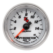 गैलरी व्यूवर में इमेज लोड करें, Autometer C2 52mm 1600 Deg F Electronic EGT Gauge