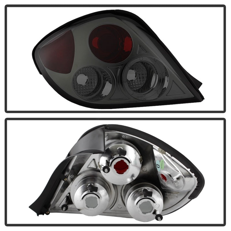 Spyder Hyundai Tiburon 03-05 Euro Style Tail Lights Smoke ALT-YD-HYT03-SM