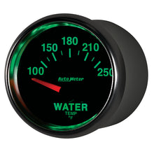 Laden Sie das Bild in den Galerie-Viewer, Autometer GS 52mm 100-250 Deg F Short Sweep Electronic Water Temperature Gauge