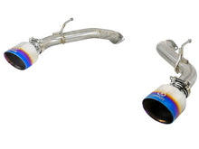 Cargar imagen en el visor de la galería, aFe POWER Takeda 2.5in 304 SS Axle-Back Exhaust w/ Blue Flame Tips 17-19 Infiniti Q60 V6-3.0L (tt)