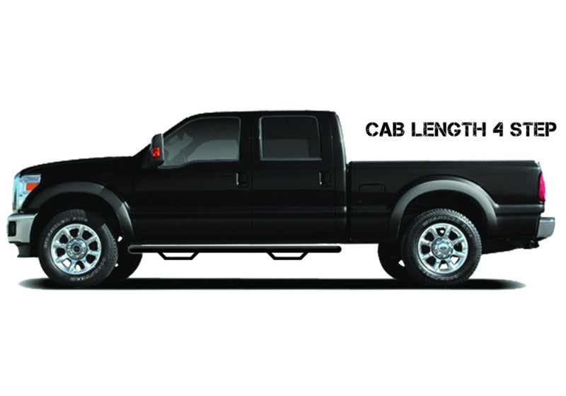 N-Fab Nerf Step 16-20 Nissan Titan King Cab 6.5ft Bed - Cab Length - Tex. Black