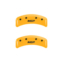 Carica l&#39;immagine nel visualizzatore di Gallery, MGP 4 Caliper Covers Engraved Front &amp; Rear MGP Yellow Finish Black Char 2003 Honda Element