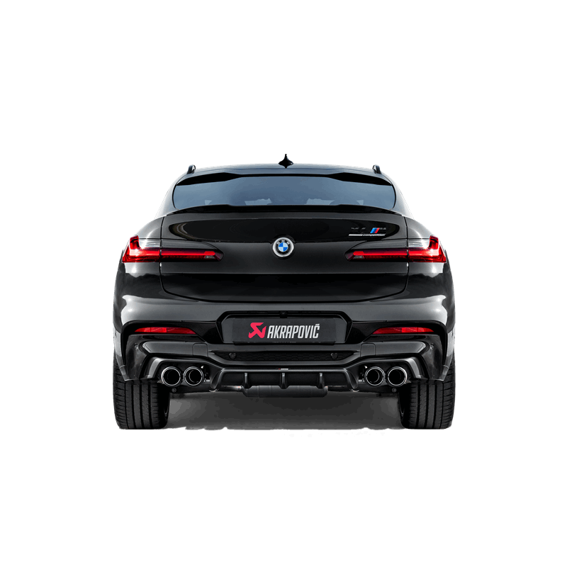 Akrapovic 2019+ BMW X4M Rear Carbon Fiber Diffuser - High Gloss