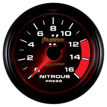 Carica l&#39;immagine nel visualizzatore di Gallery, Autometer Phantom II 2-1/16in 0-1600 PSI Electrical Nitrous Pressure Gauge