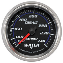 Carica l&#39;immagine nel visualizzatore di Gallery, Autometer Cobalt 66mm 120-240 Degree F Mechanical Water Temperature Gauge