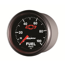 Laden Sie das Bild in den Galerie-Viewer, Autometer Sport-Comp II GM 52mm 0-100 PSI Full Sweep Electronic Fuel Pressure Gauge