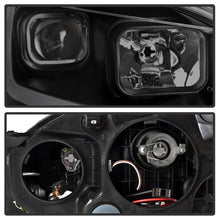 Cargar imagen en el visor de la galería, xTune 13-15 Nissan Sentra DRL LED Light Bar Proj Halogen Headlights - Blk Smoke (PRO-JH-NS13-LB-BSM)