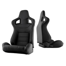 Load image into Gallery viewer, Xtune Scs Style Racing Seat Pu (Double Slider) Black/Black Passenger Side RST-SCS-01-BK-PA