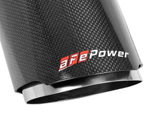 Laden Sie das Bild in den Galerie-Viewer, aFe MACH Force-XP 4-1/2in Carbon Fiber OE Replacement Exhaust Tips - 15-19 Dodge Charger/Hellcat