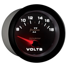 Charger l&#39;image dans la galerie, Autometer Phantom II 2-5/8in 18V Electric Voltmeter Gauge