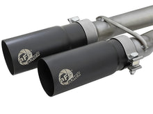 Carica l&#39;immagine nel visualizzatore di Gallery, aFe POWER Rebel Series 2-1/2in 409 SS Cat Back Exhaust w/ Black Tips 16-17 Nissan Titan V8 5.6L