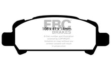 Charger l&#39;image dans la galerie, EBC 02-06 Subaru Baja 2.5 Greenstuff Rear Brake Pads