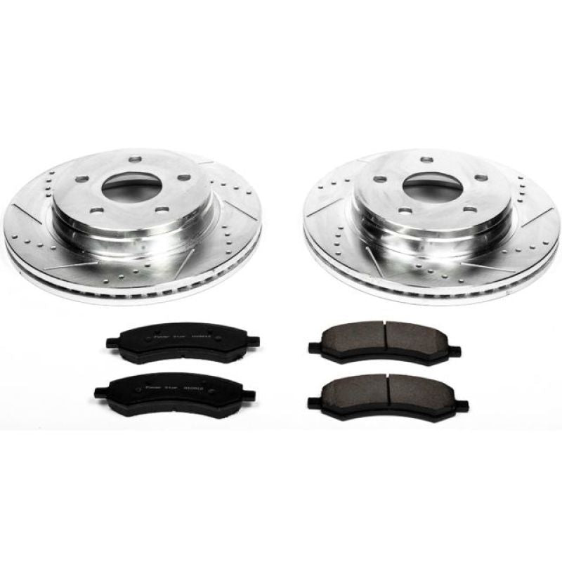 Power Stop 07-09 Chrysler Aspen Front Z23 Evolution Sport Brake Kit