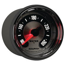 Carica l&#39;immagine nel visualizzatore di Gallery, Autometer American Muscle 52mm Full Sweep Electric 100-260 Deg F Water Temperature Gauge