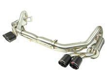 Cargar imagen en el visor de la galería, aFe MACHForce XP 12-16 Porsche 911 Carrera H6-3.8L SS-304 Cat-Back Exhaust w/Carbon Fiber Tips