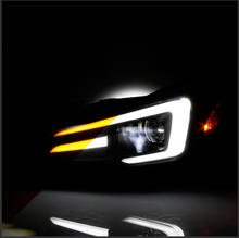 Load image into Gallery viewer, Spyder Subaru Impreza WRX 15-20 LED High-Power LED Headlights-Black PRO-YD-SWRX15LEDAP-SBSEQ-BK