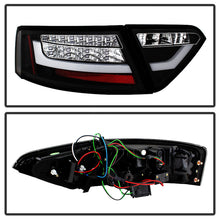 Cargar imagen en el visor de la galería, Spyder Audi A5 08-12 LED Tail Lights Black ALT-YD-AA508-LED-BK