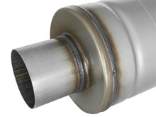 Cargar imagen en el visor de la galería, aFe MACH Force-Xp 409 SS Muffler 3in Center/Center 14in L x 6in Dia - Round Body