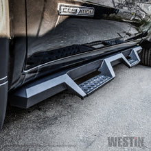 गैलरी व्यूवर में इमेज लोड करें, Westin 19-20 Chevrolet Silverado / GMC Sierra 1500 Double Cab HDX Drop Nerf Step Bars - Textured Blk