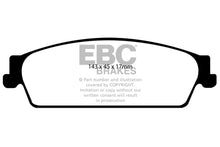 Cargar imagen en el visor de la galería, EBC 09-14 Cadillac Escalade 6.0 Hybrid Extra Duty Rear Brake Pads