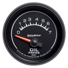 Laden Sie das Bild in den Galerie-Viewer, Autometer ES 52.4mm 0-7 Bar Oil Pressure SSE Gauge