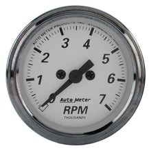 Carica l&#39;immagine nel visualizzatore di Gallery, AutoMeter American Platinum 2-1/16in 7K RPM In-Dash Tachometer Gauge