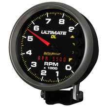 Carica l&#39;immagine nel visualizzatore di Gallery, Autometer 5 inch Ultimate DL Playback Tachometer 9000 RPM - Black