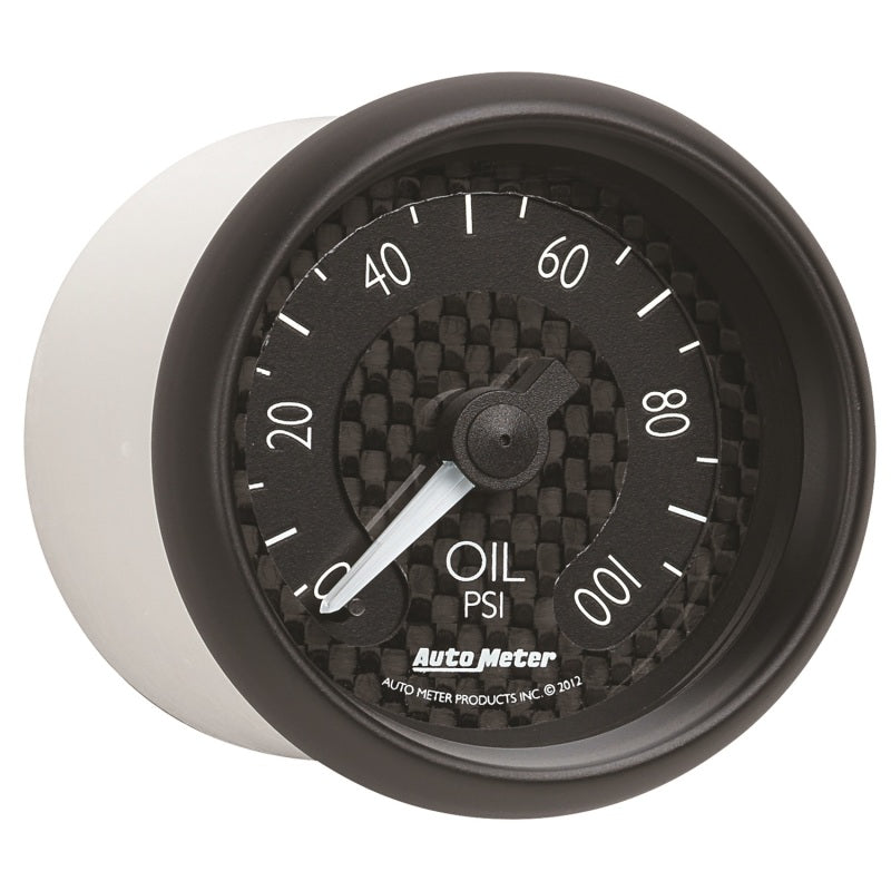 Autometer GT Series 52mm Mechanical 0-100 psi Oil Pressure Gauge