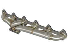 Cargar imagen en el visor de la galería, aFe Twisted Steel Header w/ T4 Turbo Manifold 03-07 Dodge Diesel L6-5.9L