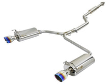 Cargar imagen en el visor de la galería, aFe Takeda 2.5-1.75in 304 SS Cat-Back Exhaust System 13-17 Honda Accord LX / EX / EX-L L4-2.4L