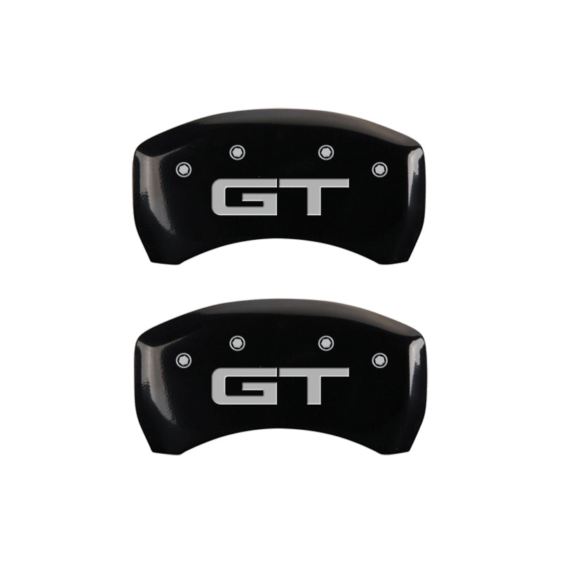 MGP 4 Caliper Covers Engraved Front & Rear MGP Yellow finish black ch