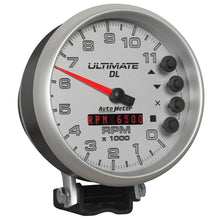 Carica l&#39;immagine nel visualizzatore di Gallery, Autometer 5 inch Ultimate DL Playback Tachometer 11000 RPM - Silver