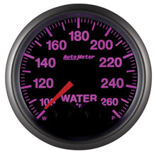 Laden Sie das Bild in den Galerie-Viewer, Autometer Elite Nascar 2-1/16in 100-260 Deg. F Water Temp. w/ Peak and Warn Gauge w/ Pro-Control