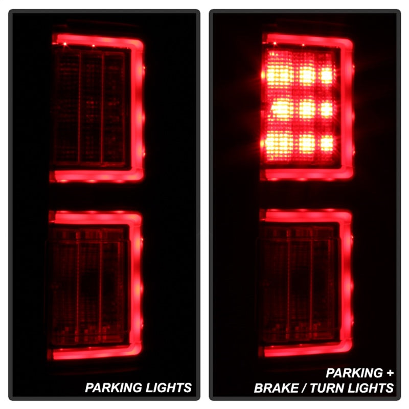 Spyder 18-19 Ford F-150 (w/Blind Spot Sensor) LED Tail Lights - Black (ALT-YD-FF15018-LED-BK)