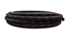 Cargar imagen en el visor de la galería, Vibrant -10 AN Two-Tone Black/Red Nylon Braided Flex Hose (2 foot roll)