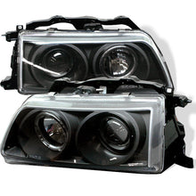 Cargar imagen en el visor de la galería, Spyder Honda Civic 90-91/CRX 90-91 Projector Headlights LED Halo Blk PRO-YD-HC90-HL-BK