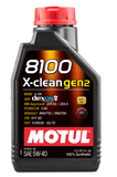 Motul 8100 X-CLEAN Gen 2 5W40 Synthetic Engine Oil