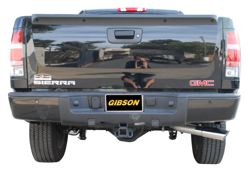 Gibson 07-11 GMC Sierra 1500 Denali 6.2L 3.5in Cat-Back Single Exhaust - Stainless