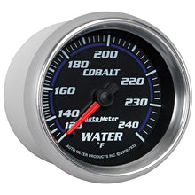 Carica l&#39;immagine nel visualizzatore di Gallery, Autometer Cobalt 66mm 120-240 Degree F Mechanical Water Temperature Gauge