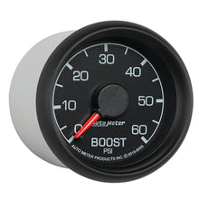 Laden Sie das Bild in den Galerie-Viewer, Autometer Factory Match Ford 52.4mm Mechanical 0-60 PSI Boost Gauge