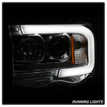 Load image into Gallery viewer, Spyder Dodge Ram 1500 02-05 V2 Projector Headlights - Light Bar DRL - Chrome PRO-YD-DR02V2-LB-C