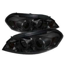 Load image into Gallery viewer, Spyder Chevy Impala 06-13 Projector Headlights LED Halo LED Smke PRO-YD-CHIP06-HL-SM