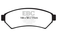 Cargar imagen en el visor de la galería, EBC 05-09 Buick Allure (Canada) 3.6 Ultimax2 Front Brake Pads