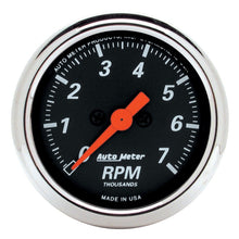 Laden Sie das Bild in den Galerie-Viewer, Autometer Designer Black 2-1/16in Electrical 7k RPM Tachometer