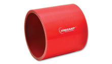 Charger l&#39;image dans la galerie, Vibrant 4 Ply Reinforced Silicone Straight Hose Coupling - 3in I.D. x 3in long (RED)