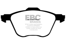 Charger l&#39;image dans la galerie, EBC 01 Volkswagen Eurovan 2.8 (313mm) Ultimax2 Front Brake Pads