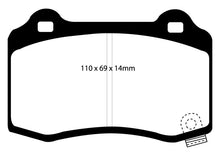 Charger l&#39;image dans la galerie, EBC 06-10 Jeep Grand Cherokee 6.1 SRT-8 Greenstuff Rear Brake Pads