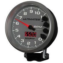 Carica l&#39;immagine nel visualizzatore di Gallery, Autometer 5 inch Ultimate III Playback Tachometer 11000 RPM - Silver