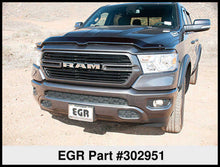 Laden Sie das Bild in den Galerie-Viewer, EGR 2019 Dodge Ram 1500 Superguard Hood Shield - Dark Smoke