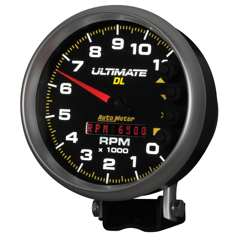 Autometer 5 inch Ultimate DL Playback Tachometer 11000 RPM - Black